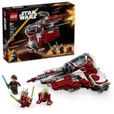 LEGO Ahsoka's Interceptor front view showing details and display appeal