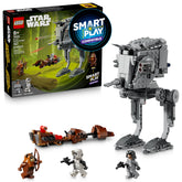 LEGO AT-ST front packaging showing set and minifigures, LEGO brand immersive play