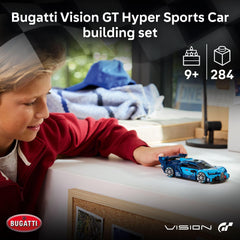 LEGO Bugatti side profile highlighting sleek bodywork and collector-friendly scale benefit