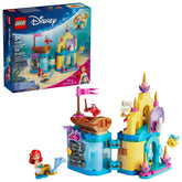 LEGO Ariel mini palace front view showing compact display and play benefits