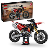 LEGO Ducati Desmo450 front view showing sporty profile and display-ready look