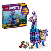 LEGO Fortnite Supply Llama front view showing bright colors and display appeal