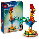 LEGO Heihei front view showing bright colors and display appeal