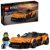 LEGO McLaren W1 front view showing sleek bodywork and display-ready look by LEGO