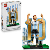 LEGO Lionel Messi front packaging showing set details and age recommendation