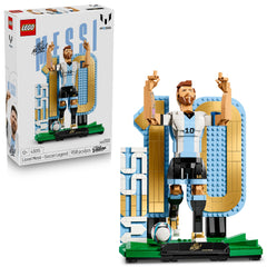 LEGO Lionel Messi front packaging showing set details and age recommendation