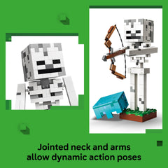 LEGO The Skeleton bow and arrow detail highlighting buildable weapon accessory