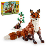 LEGO red fox front packaging showing set and age range for gifting