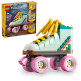 LEGO Retro Roller Skate front view showing colorful boot and display appeal