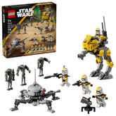 LEGO 327th front packaging showing set pieces ready to build and display