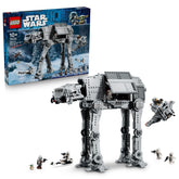 LEGO Imperial Remnant AT-AT front view showing poseable legs and shooters for dynamic play
