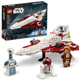 LEGO Obi‑Wan packaging front showing set artwork and piece count benefits display