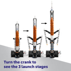 LEGO Technic hand crank detail demonstrating interactive build feature