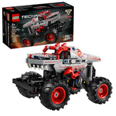 LEGO ThunderROARus front view showing aggressive dinosaur graphics and display-ready look