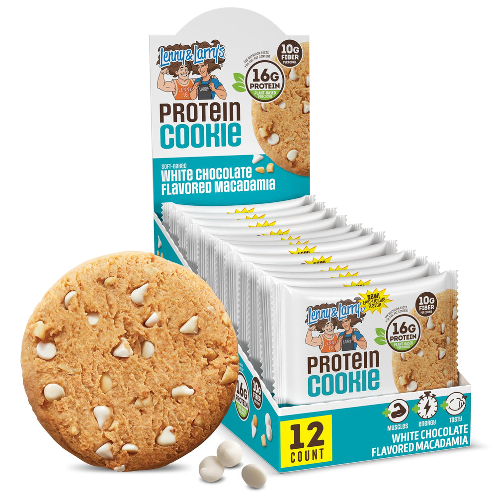 Lenny & Larry's front packaging showing product name and vegan benefits for informed choice