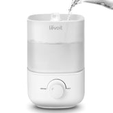 Levoit Classic 160 front view showing compact design and quiet benefit