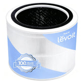 Levoit front view of replacement filter pack showing genuine packaging and fit