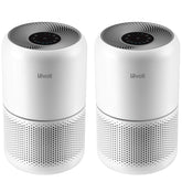 Levoit Core 300-P front view showing clean modern silhouette and benefit of space-saving design