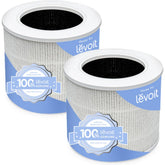 Levoit front packaging showing genuine Core Mini-P filters and benefits