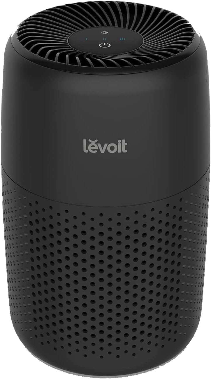 Levoit Core Mini-P front view showing compact design and intake benefits