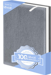 Levoit front view of replacement filter showing fit and branding benefits