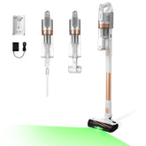 Levoit VortexIQ front view showing sleek cordless design and easy-grip handle for convenience