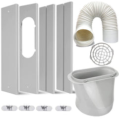 LEZIFU front view of vent kit packaging showing complete set and benefit of neat installation