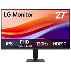 LG front view showing slim bezel and vivid display for cleaner workspace