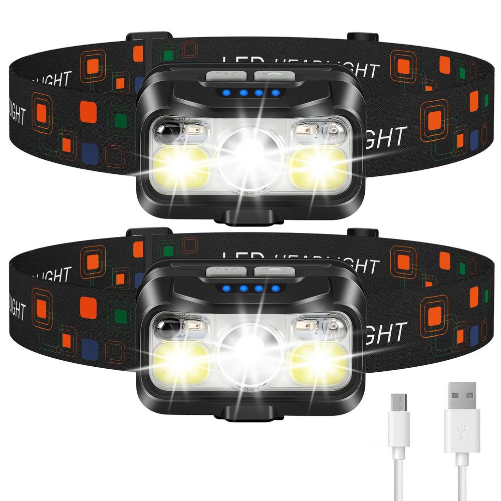 LHKNL front view of two headlamps in packaging showing value