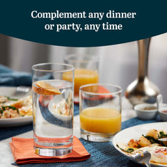 Libbey Province close-up of glass rim and texture highlighting clarity and comfortable grip
