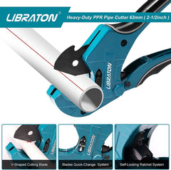 LIBRATON close-up of SK5 Teflon-coated blade edge, precision and long life