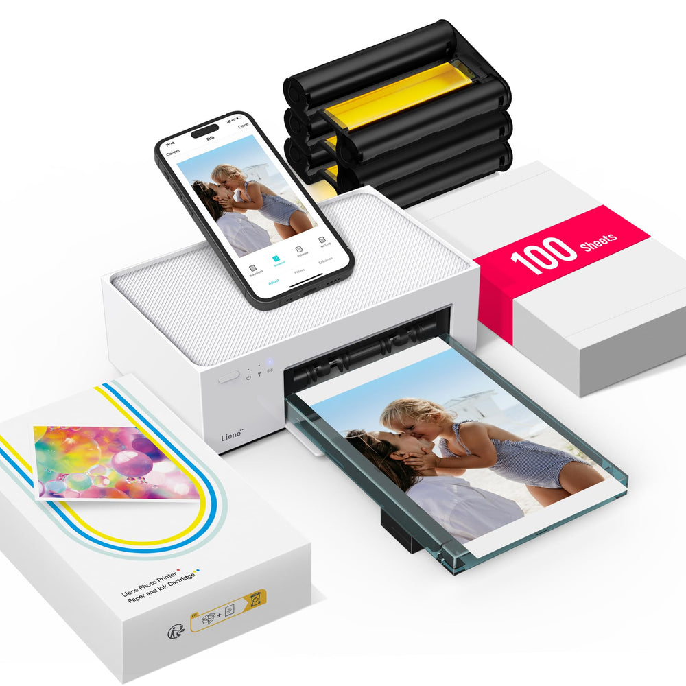 Liene M100 front view showing compact design and control panel benefit portability