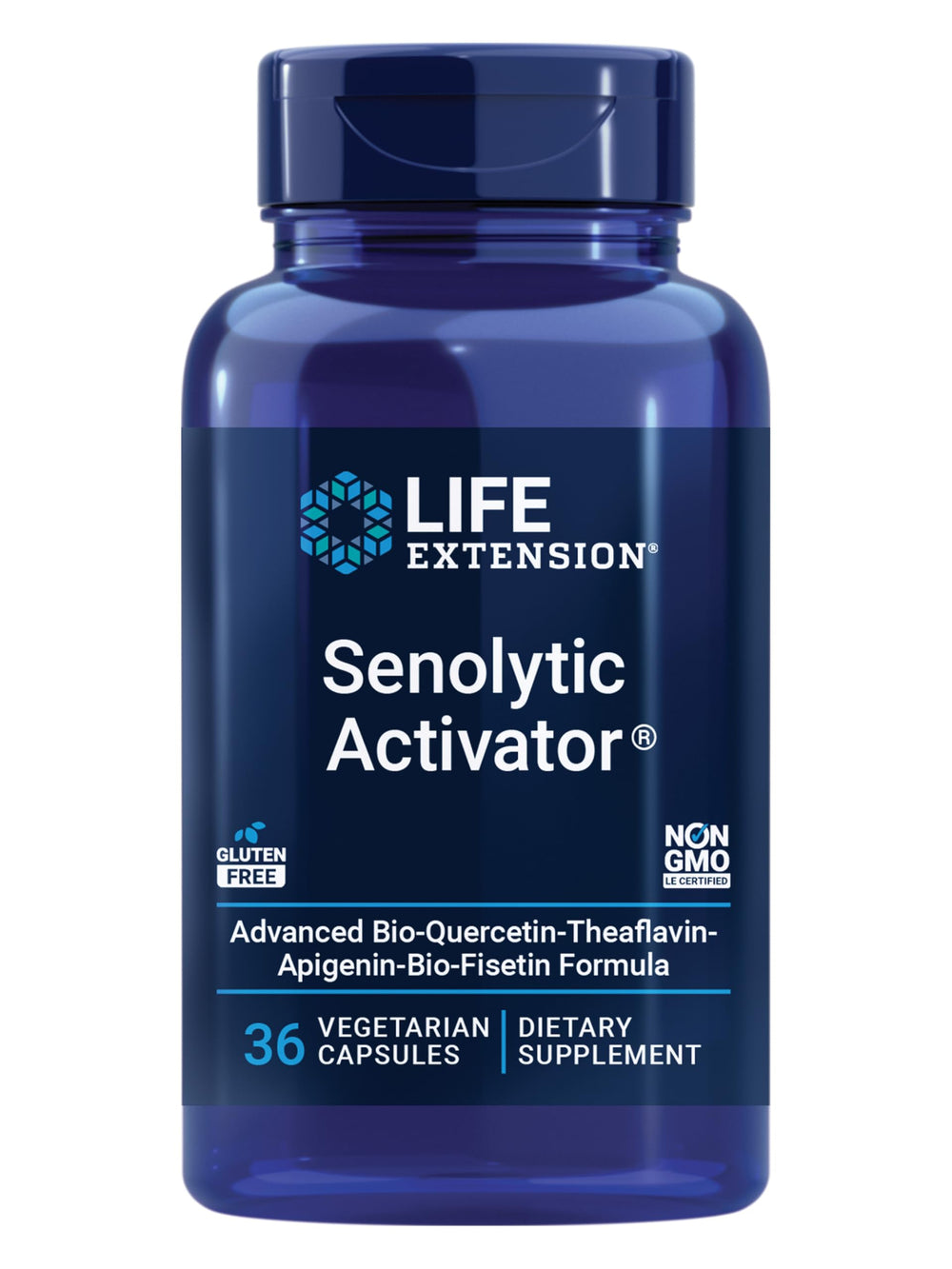 Life Extension bottle front view showing label and benefits