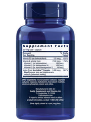 close-up of a single Life Extension capsule displaying smooth texture and easy swallow benefit