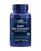 Life Extension bottle front view showing Super Bio‑Curcumin for easy identification and benefits