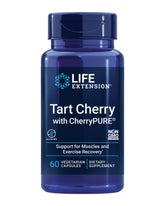 Life Extension bottle front view showing Tart Cherry with CherryPURE benefits