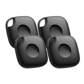 Life360 Tile front view showing compact black tracker, highlights quick locating