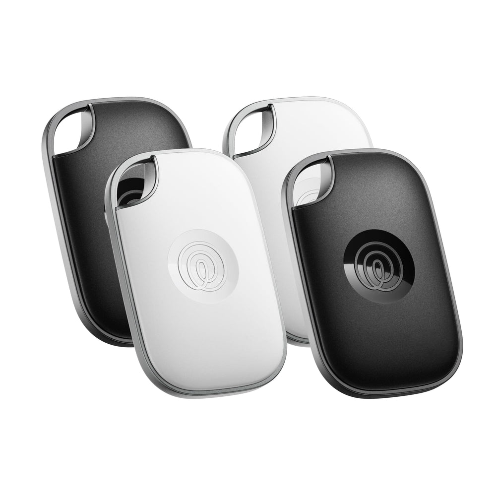 Life360 Tile Pro front packaging showing four trackers and benefits