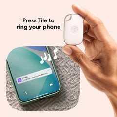 Life360 Tile Pro ringing in Life360 app showing visible location update