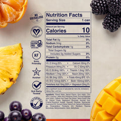 LIFEAID FITAID close-up of can label and ingredient callouts, emphasizing clean-third-party testing