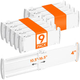 lifewit front packaging showing nine dividers and set contents for quick setup