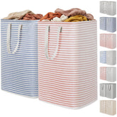 Lifewit front view open pink and blue baskets showing large capacity