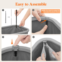 Lifewit close-up of lid edge highlighting secure cover to block odors
