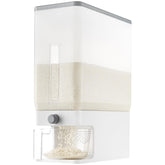 Lifewit rice container front view showing slim vertical storage and tidy design