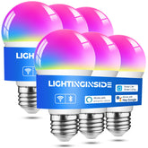 Lightinginside six‑pack front view showing bulbs and benefits for versatile lighting