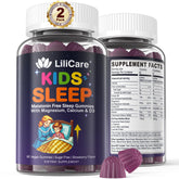 LILICARE front packaging showing sleep gummies and calming branding benefit