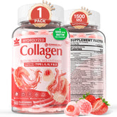 LILICARE front packaging showing multi collagen gummies and benefits