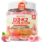 LILICARE front packaging showing peach gummies and 2-pack benefit