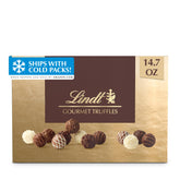 Lindt front box view showing elegant gifting presentation and premium appeal
