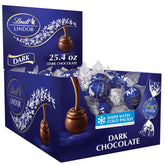 Lindt LINDOR box front showing 60-count packaging and premium branding for easy gifting